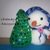 Schneemännlein Seppl mit Tannenbaum Amigurumi Häkelanleitung