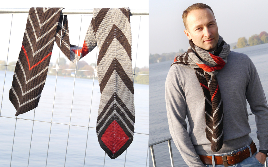 Scarf Rolo knitting pattern