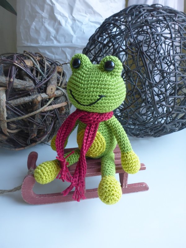 Häkelanleitung Fridolin Frosch