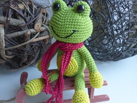 Häkelanleitung Fridolin Frosch