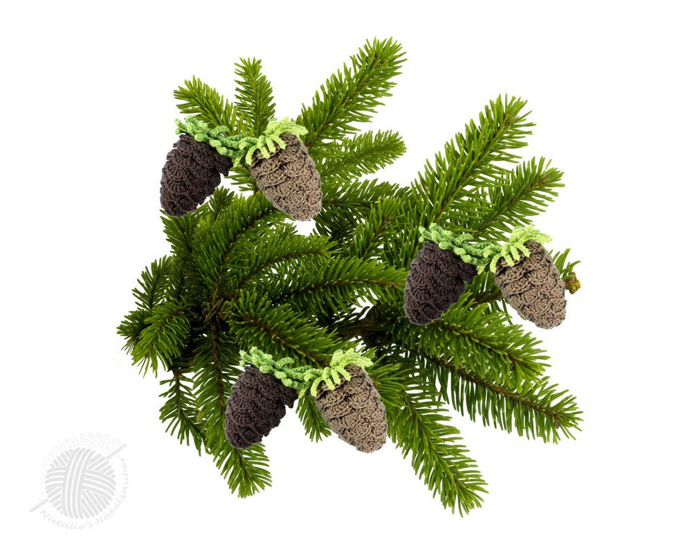 Christmas tree decoration "Cones" (size approx. 8 cm) - Image 2