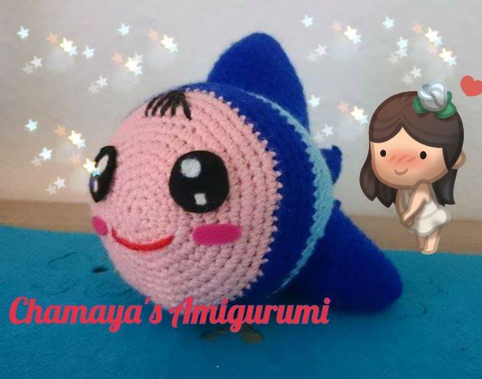 Babyfisch im Haifischkostüm – Amigurumi Häkelanleitung