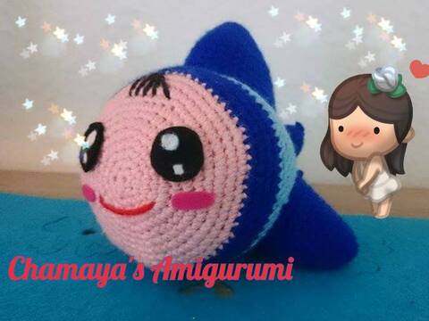 Babyfisch im Haifischkostüm – Amigurumi Häkelanleitung