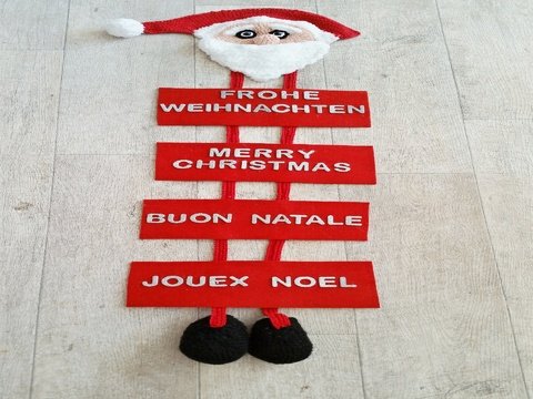 Häkelanleitung Türschmuck Christmas Design No.4