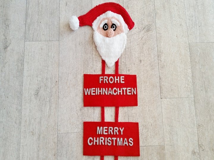 Häkelanleitung Türschmuck Christmas Design No.4