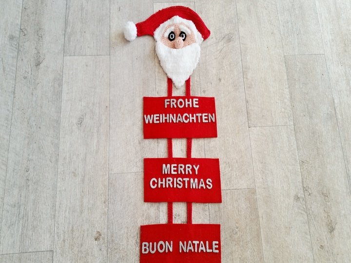 Häkelanleitung Türschmuck Christmas Design No.4