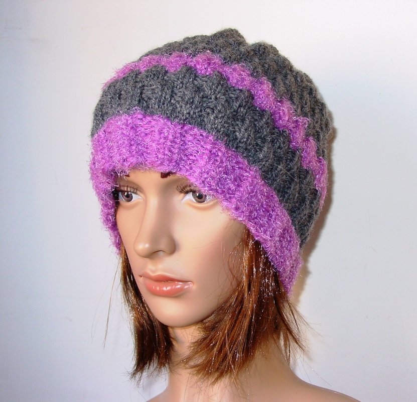 Strickanleitung lässige Beanie, Beaniemütze, Wintermütze - Bild 4