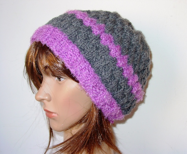 Strickanleitung lässige Beanie, Beaniemütze, Wintermütze