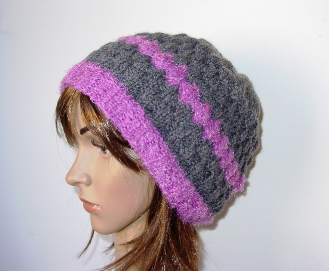 Strickanleitung lässige Beanie, Beaniemütze, Wintermütze