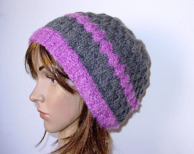 Strickanleitung lässige Beanie, Beaniemütze, Wintermütze