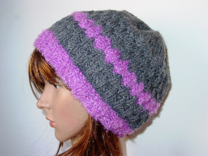 Strickanleitung lässige Beanie, Beaniemütze, Wintermütze