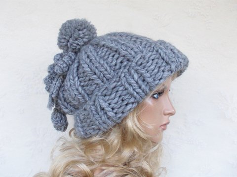 Häkelspiralen für Bommel, Mützen verschönern 