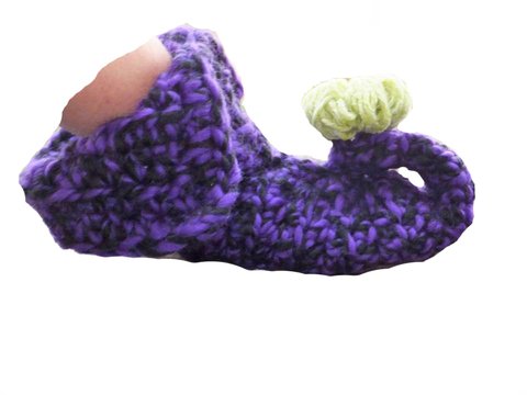 Elfenschuhe für Damen Gr. 35 bis 39 - Hausschuhe Füßlinge