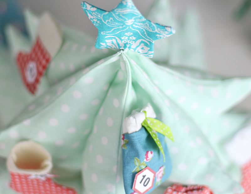 3D Adventskalender nähen – Nähanleitung Weihnachtsbaum