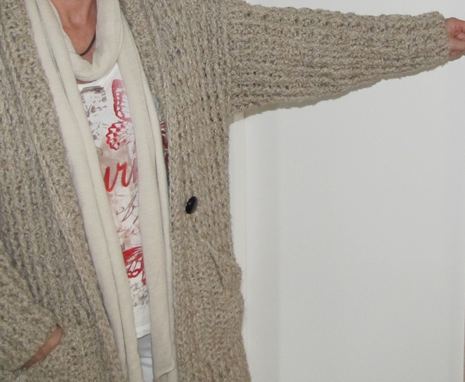 Crochet Coat - for Beginners - Size L / EU 42, Pattern