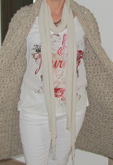 Crochet Coat - for Beginners - Size L / EU 42, Pattern