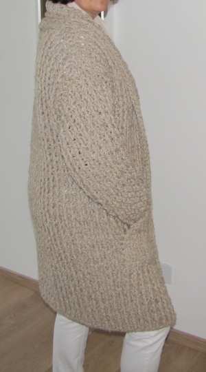 Crochet Coat - for Beginners - Size L / EU 42, Pattern