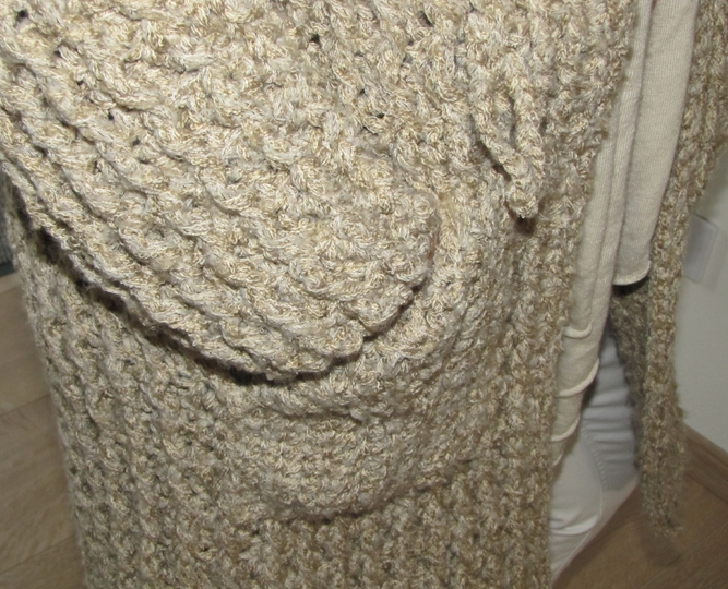 Crochet Coat - for Beginners - Size L / EU 42, Pattern