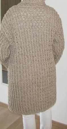 Crochet Coat - for Beginners - Size L / EU 42, Pattern