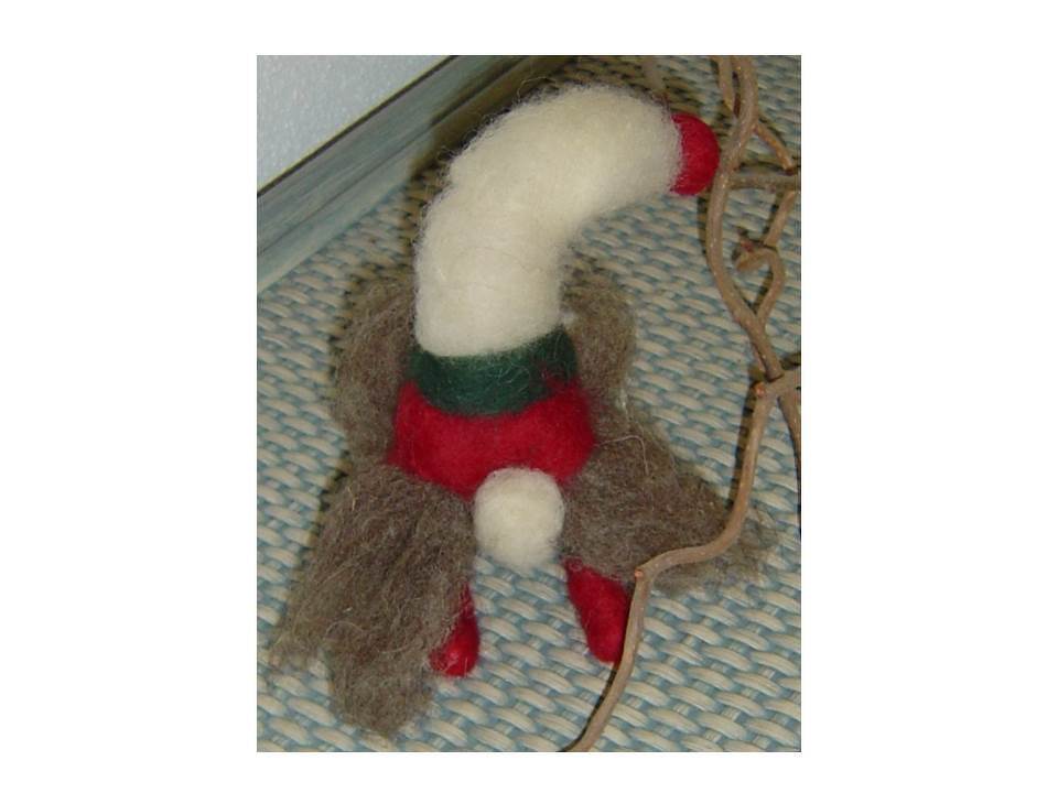 Filz-Wichtel aus Woll-Vlies