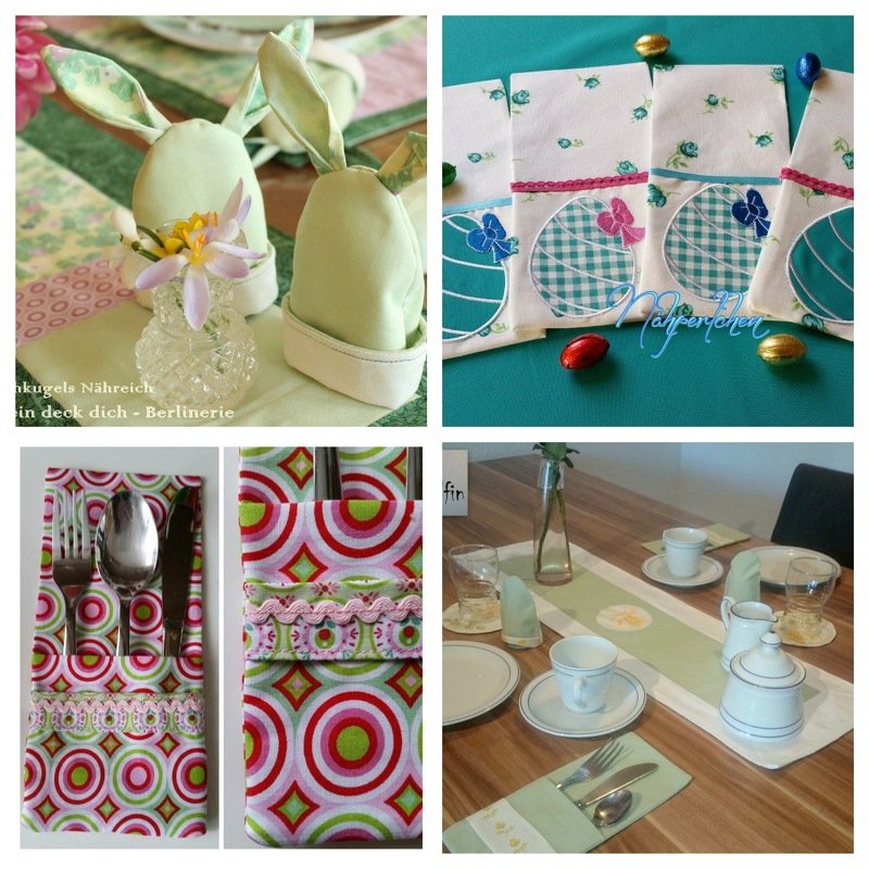 Ebook Tischdeko "Tischlein deck dich": Läufer, Untersetzer, Tischdecke - Bild 4