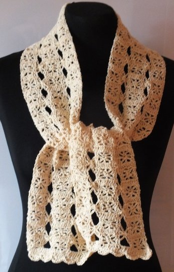 Häkelanleitung Schal Mashamiso Lochmuster