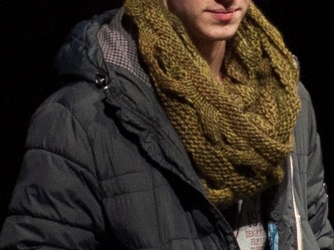 Für Sie und Ihn: Loop und Stirnband mit gekreuzten Stegen - Modell "Emily"