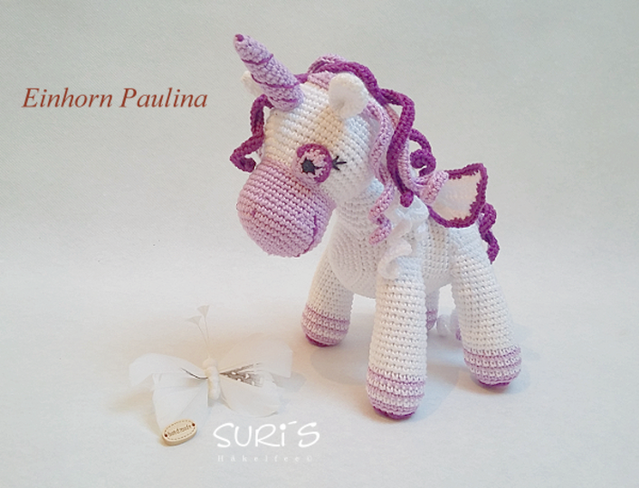 Häkelanleitung Einhorn Paulina
