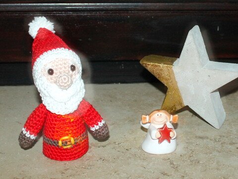 leuchtender Weihnachtsmann