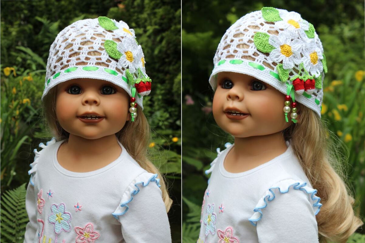 Strawberry Field Hat Crochet Pattern