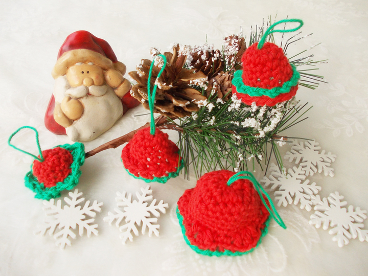 Glöckchen und Flöckchen, Tannenbaumschmuck, bunte Mini-Glöckchen für Weihnachten/Nikolaus