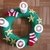 Adventskranz mit Sternen und Söckchen