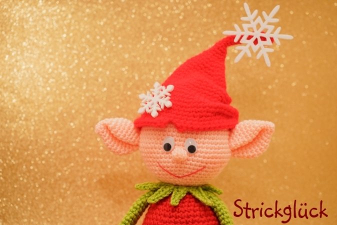 Crochet pattern Christmas elf 