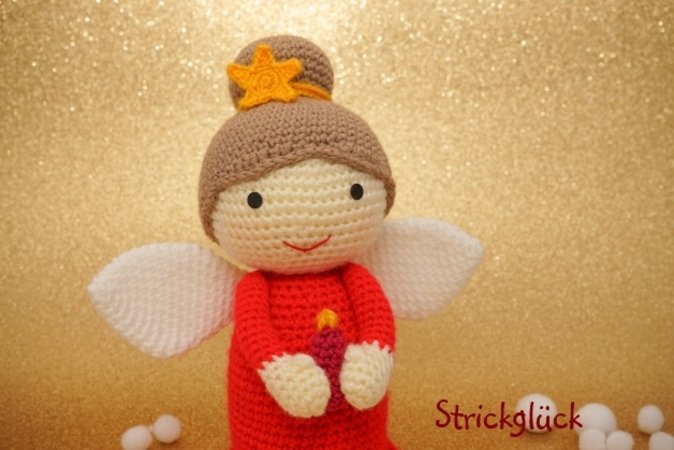 Crochet Pattern Christmas Angel Amigurumi 