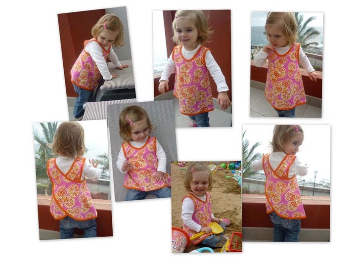 FLORAs dress / tunic top pattern - sizes 62-104 / 6 mo.- 4/5 yrs.