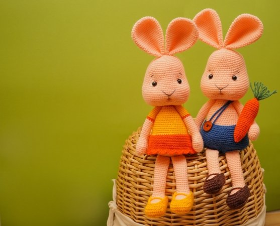 Crochet Pattern Rabbit Bunny Hare Carrot Amigurumi Easter  