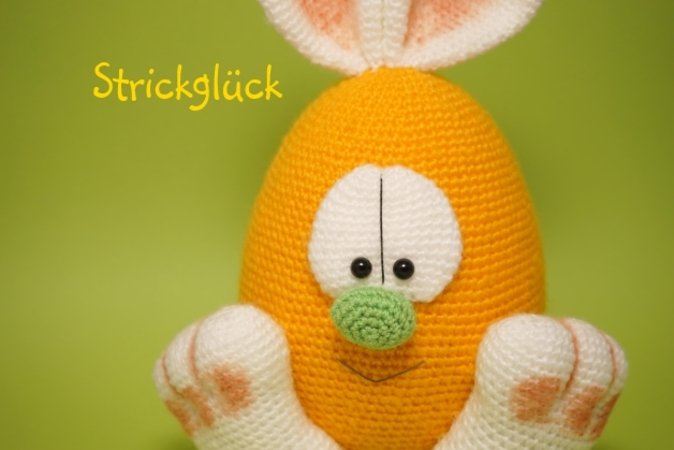 Crochet Pattern Easter Egg Rabbit Bunny Hare Amigurumi 