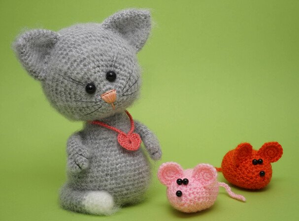 Crochet Pattern Cat Mouse Amigurumi Pdf 