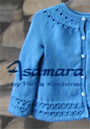 Asamara pattern cardigan for girls