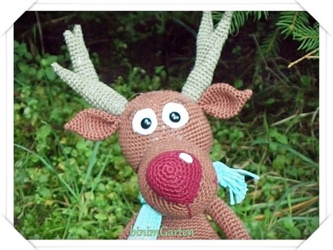 Hubert der Hirsch - Häkelanleitung