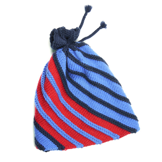 Beanie hat Swooosh unisex, knitting pattern