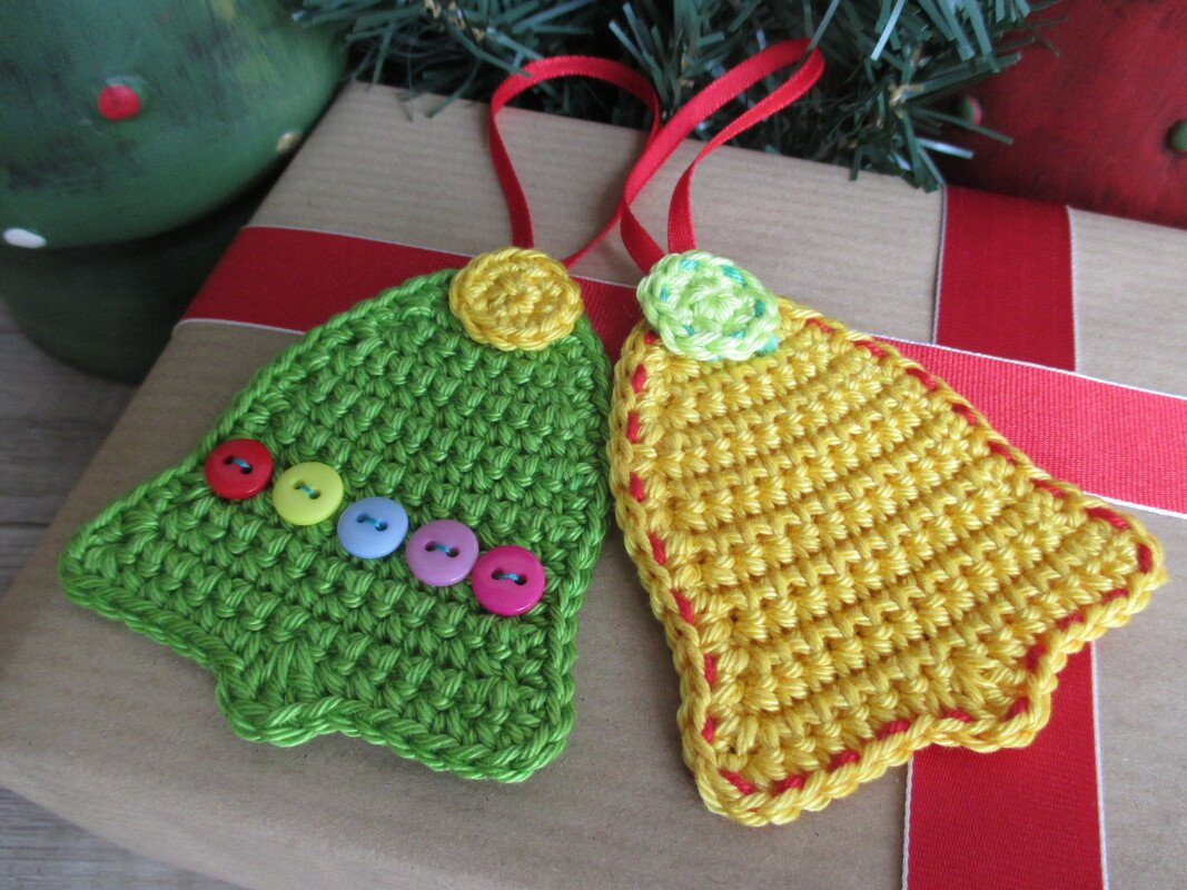 Häkelanleitung für Anhänger Glöckchen & Christbaumkugel - Bild 2