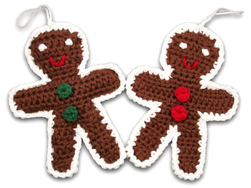 Gingerbread Man - Ornament - Crochet Pattern - Image 2