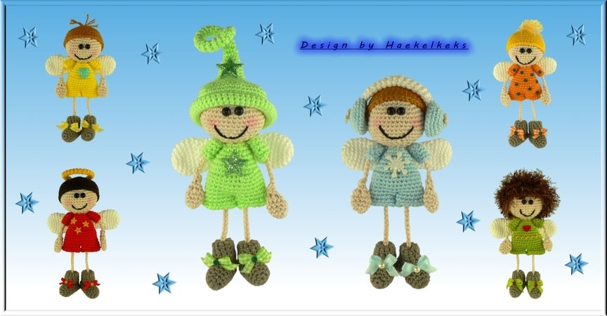 Guardian angels boys -- crochet pattern by Haekelkeks -- english version