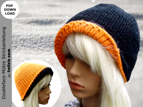 Strickanleitung "Doubleface-Mütze"