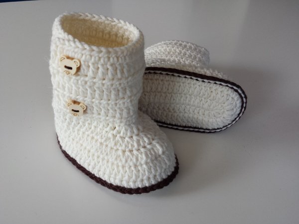 Baby Booties Crochet Pattern