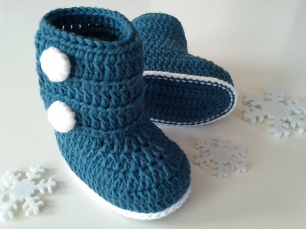 Baby Booties Crochet Pattern