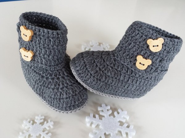 Baby-Booties - Crochet Pattern