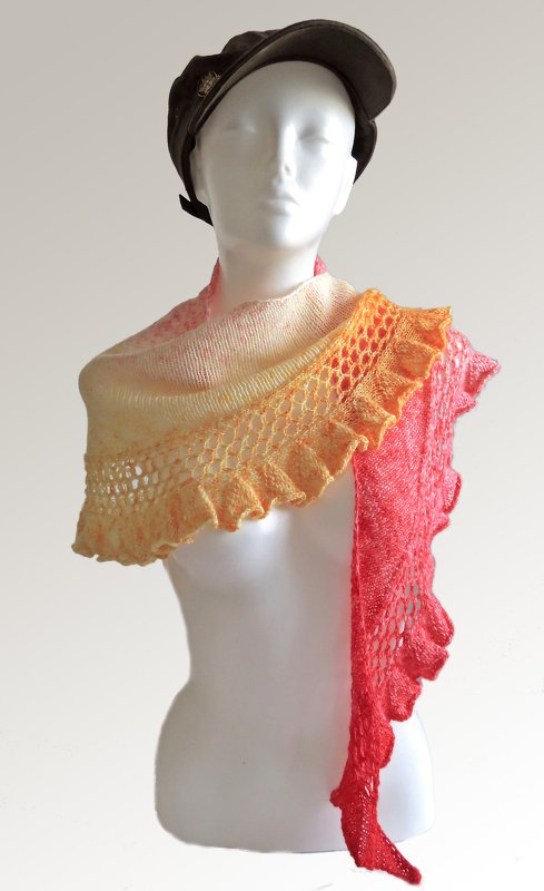 Knitting pattern shawl "Primula" - Image 2