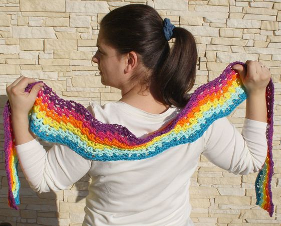 Scarf "Colorful" - Crochet Pattern